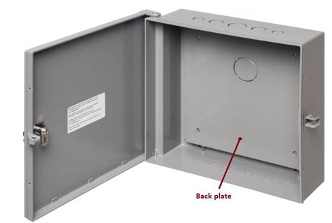 electrical box with backplate|electrical enclosure sealing plates.